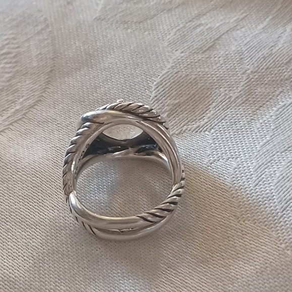 David Yurman Citrine Infinity Ring, Sterling Silver, Size 6.5 - Picture 8 of 11